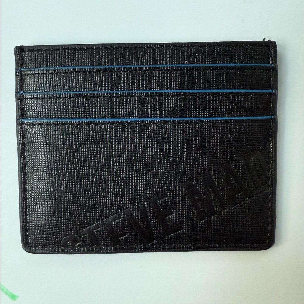 Steve Madden Black and Blue Credit Card Holder